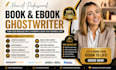 ghostwrite fiction, non fiction christian ebook devotional romance and self help