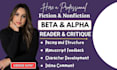 be your beta reader, romance beta reader, beta reader fantasy, alpha reader