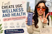 create relatable wellness and health ugc videos