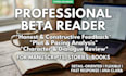 be your professional beta reader