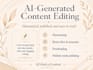 edit and humanise ai generated content