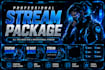 design a professional stream overlay package