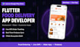 build a flutter food delivery app with firebase and gps tracking