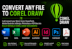 convert any file to corel draw