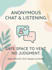 be your empathetic text chat partner and sounding board