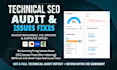technical SEO audit with screaming frog report and website audit report