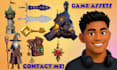 high quality unity game assets, 3d game assets, unity game props low poly assets