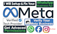verify meta business manager and setup whatsapp business api tech provider