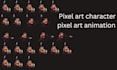pixel animation pixel art character 8bit 16 bit 32 bit sprite sheet game art rpg