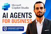 build microsoft copilot studio ai agents for your business