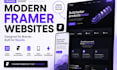 design and build a custom framer website with cms and animations