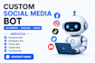 create instagram API bot, tiktok bot, youtube bot python social media automation