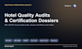 run hotel quality audits and certification dossiers