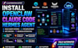 install openclaw clawdbot hermes agent obsidian n8n ollama multi agent on vps