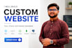 build a custom fullstack website with modern design and clean code