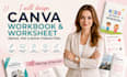 design canva workbook, canva worksheet, ebook, pdf and book formatting