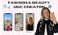 be your engaging fashion and beauty ugc creator
