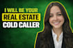 do real estate cold calling and appointment setting
