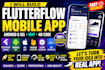 build flutterflow mobile app mvp android ios application fintech app