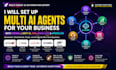 setup multi ai agent with crew ai, lindy ai, n8n automation, makecom, openclaw