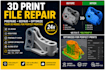 prepare, repair, and optimize your 3d model for perfect 3d printing