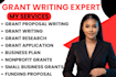 uk grant writing proposal application research eu funding business plan