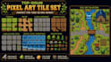 design top down pixel art,pixel art tileset,pixel tiles tile map pixel platfomer