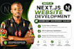 be your full stack developer for saas frontend and backend developer nextjs