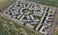 render 3d property development,apartment complex,housing estate,cgi central park