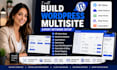 build wordpress multisite expert network setup wp ultimo saas client portal