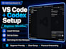 help you install vs code and set up codex step by step