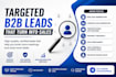 do b2b lead generation and targeted email list building and campaign