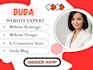 do an high quality duda website design, redesign, bug fix and maintenance