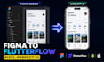 convert figma to flutterflow app or implement custom app UI UX