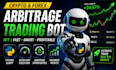build crypto arbitrage trading robot, hft bot, forex bot using python script