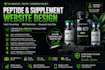 build peptide website research peptide woocommerce peptide website