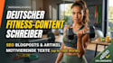 write german website content and fitness copy