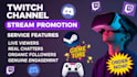 boost twitch live viewers, twitch channel pomotion