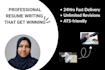 create a professional ats friendly resume