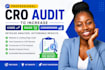 do a cro audit to increase website conversions and sales