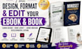 do canva ebook design layout design developmental editing adobe indesign format
