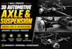 do professional 3d cad modeling, automotive axle, suspension systems, rendering