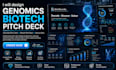 design genomics pitch deck biotech pitch deck startup deck