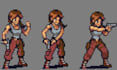 create pixel art sprite sheet pixel animation, pixel art character game art 2d