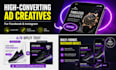 design facebook ad creative and product ad design