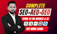 do complete monthly website on page GEO, aeo, local and ai SEO optimization
