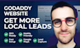 create godaddy website local business godaddy website design seo optimization