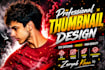 design professional youtube thumbnails with high CTR