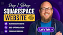design modern squarespace website develop squarespace revamp redesign website