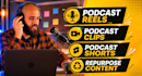 create a podcast intro trailer repurpose content into reels